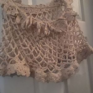 Cream colored shawl